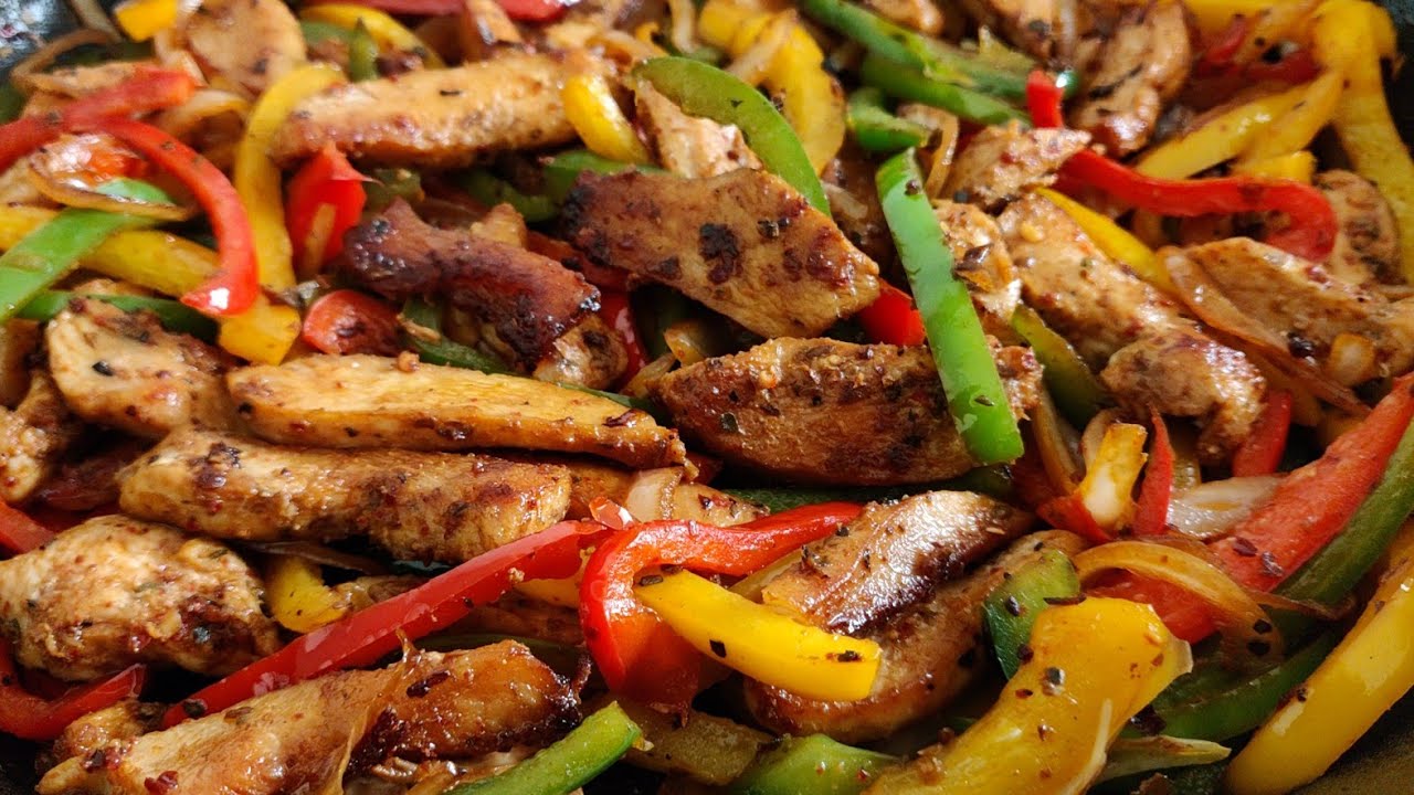 Chicken fajitas are a staple at every American restaurant.