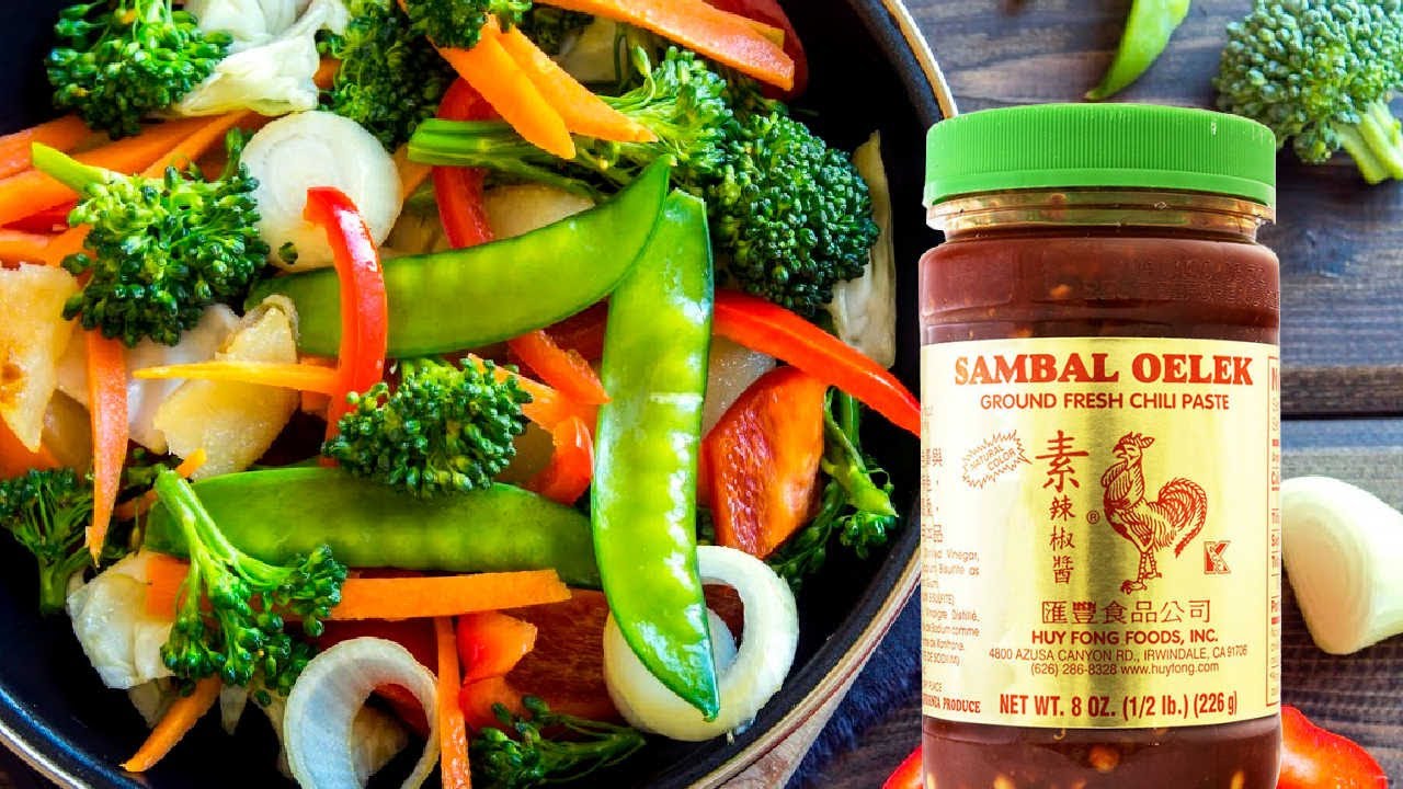 Sambal oelek is a spicy condiment commonly found in Indonesian cuisine.