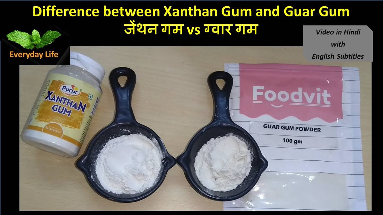 What is the difference between guar gum and agar agar?