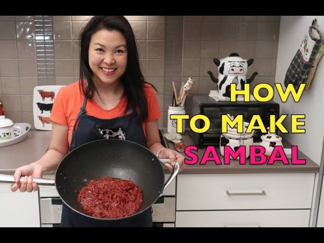 Sambal oelek is a spicy condiment from Indonesia.
