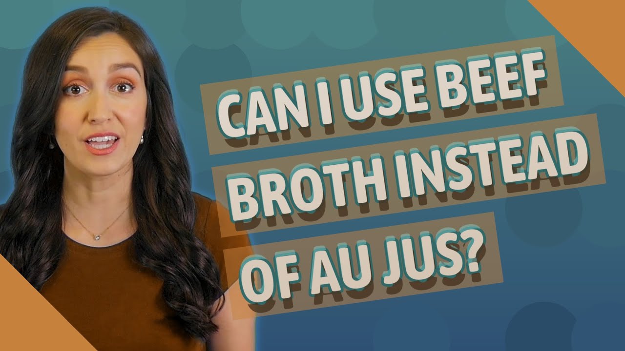 What is the difference between beef consommé and au jus?