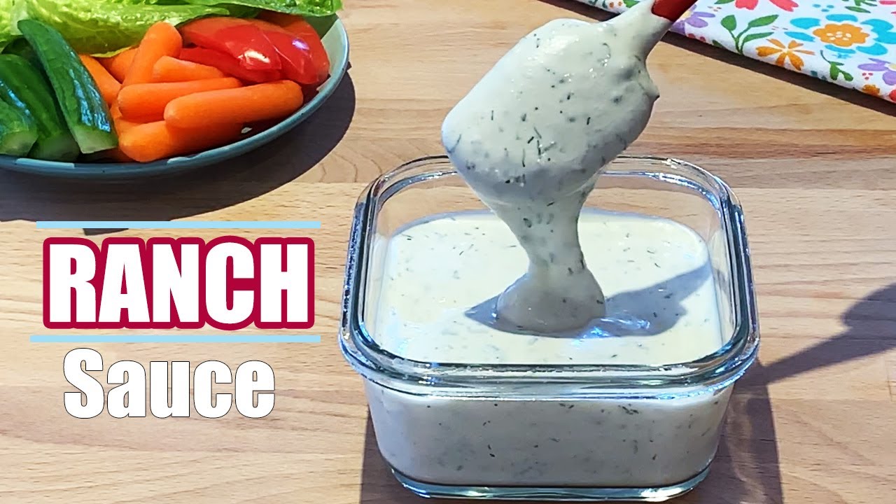 Ranch dressing is a classic condiment that adds flavor to salads, sandwiches, and burgers.