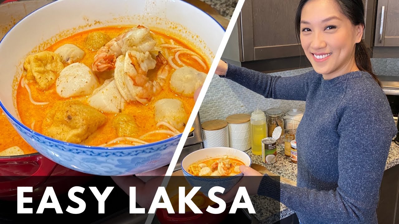 When I was growing up, my family would often eat laksa at home during the weekends.