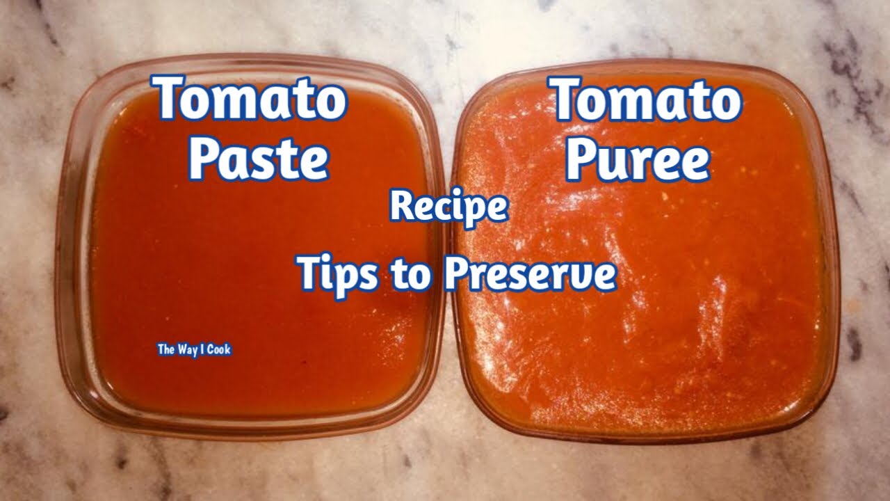 How long does it take to make tomato puree from tomato paste?
