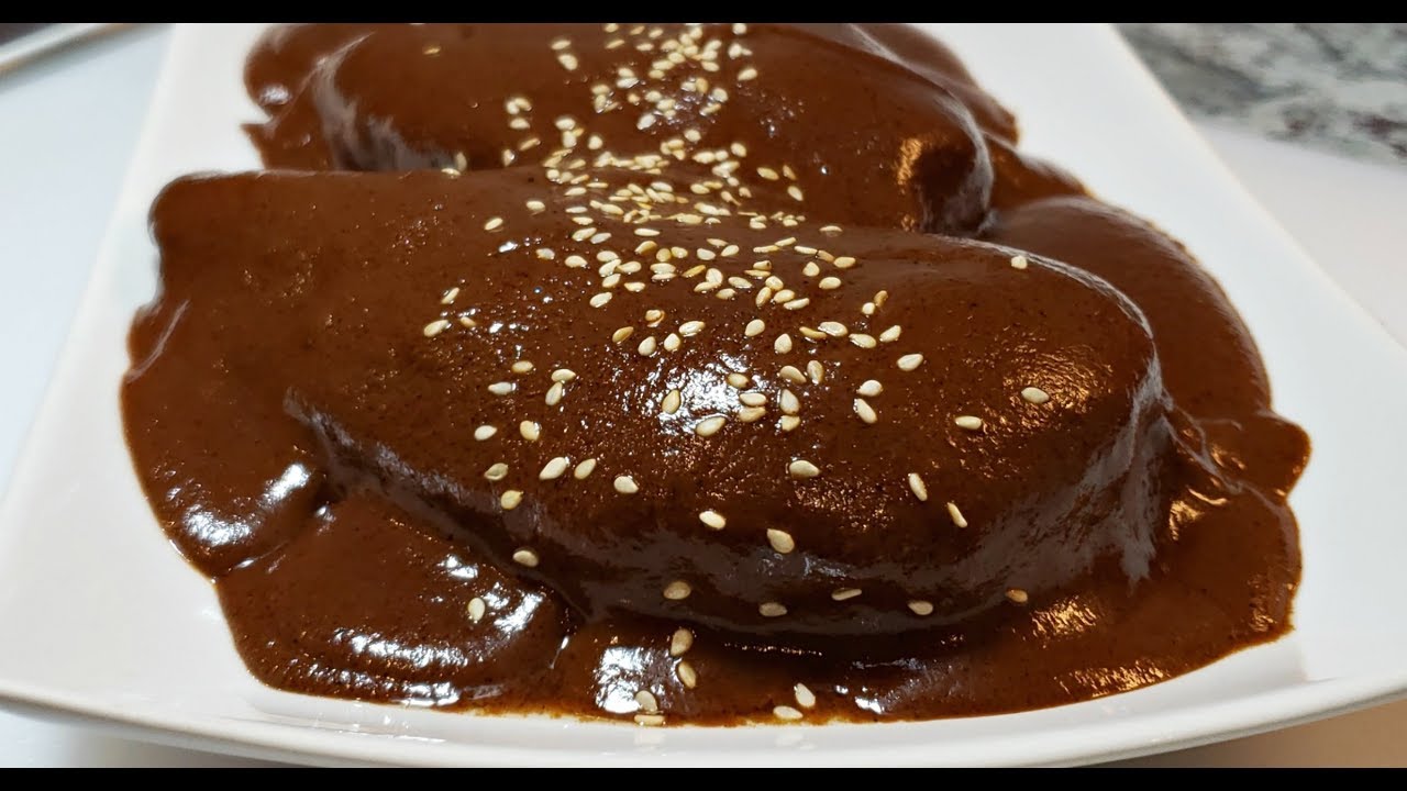 Mole sauce is a delicious condiment that goes well with tacos or burritos.