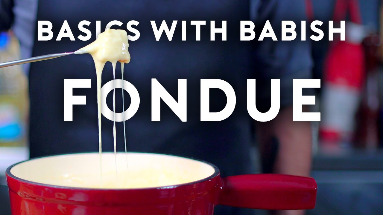 Fondue is a Swiss dish traditionally served during winter holidays.