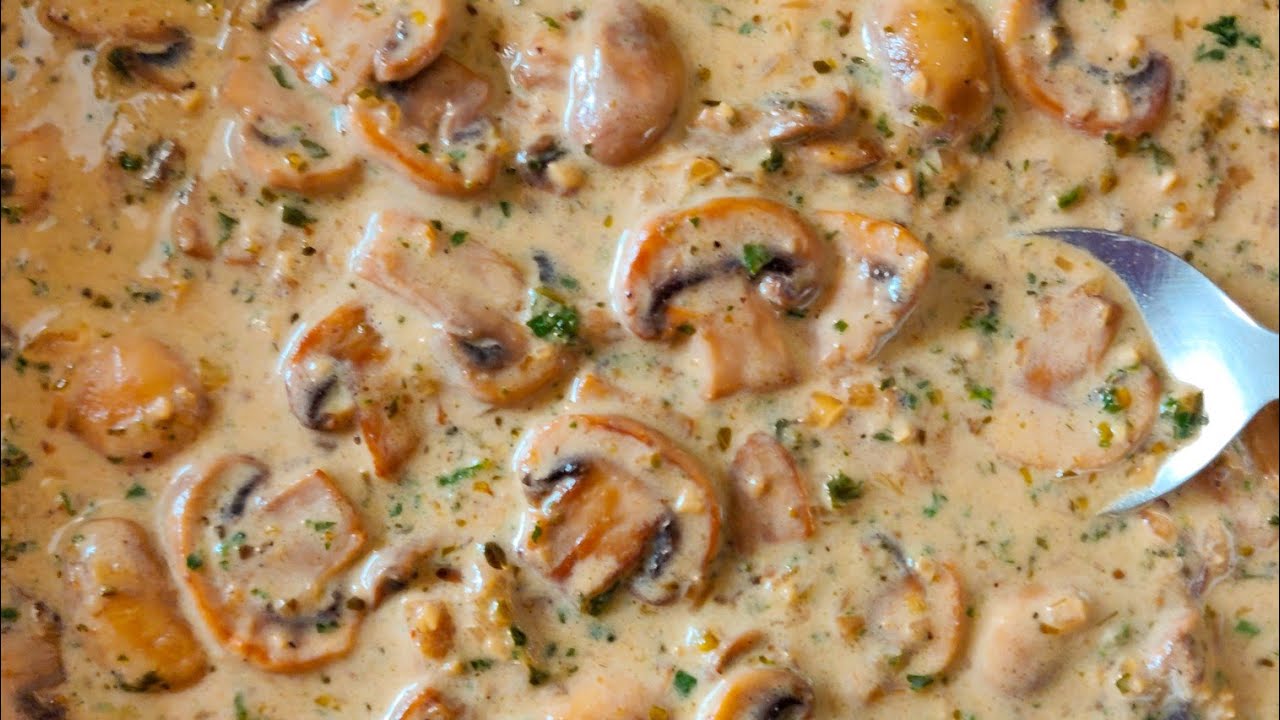 Dill goes well with mushrooms.