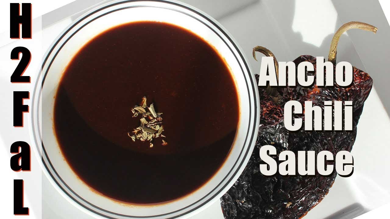 Ancho chile sauce is a staple ingredient in Mexican cuisine.