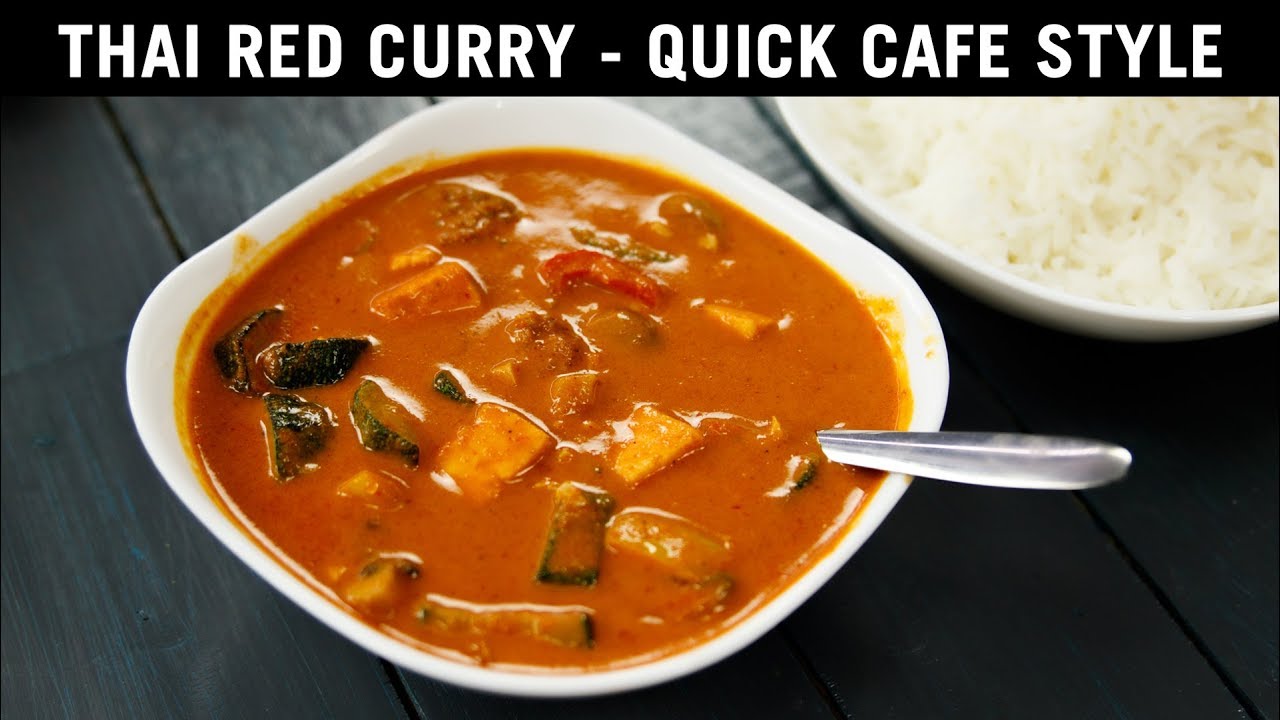 Red curry is a popular Thai dish that has become very famous around the globe.