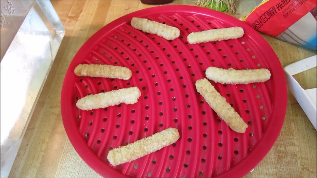 Microwaving fish sticks is a great way to save time and energy.
