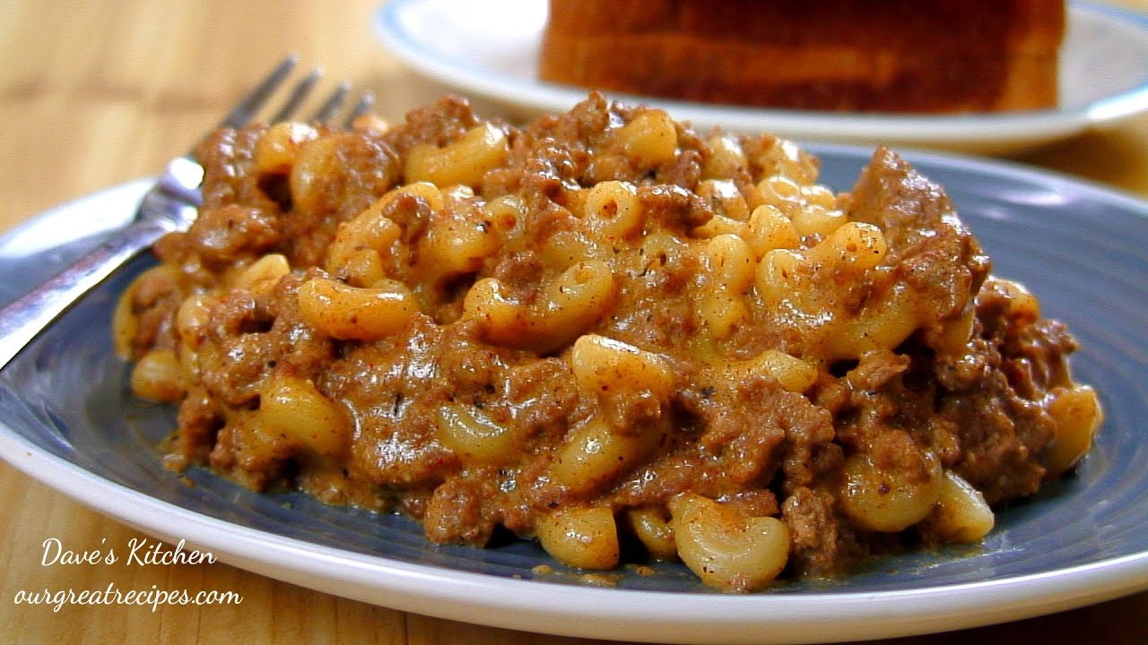 Hamburger helper is a staple in my house.