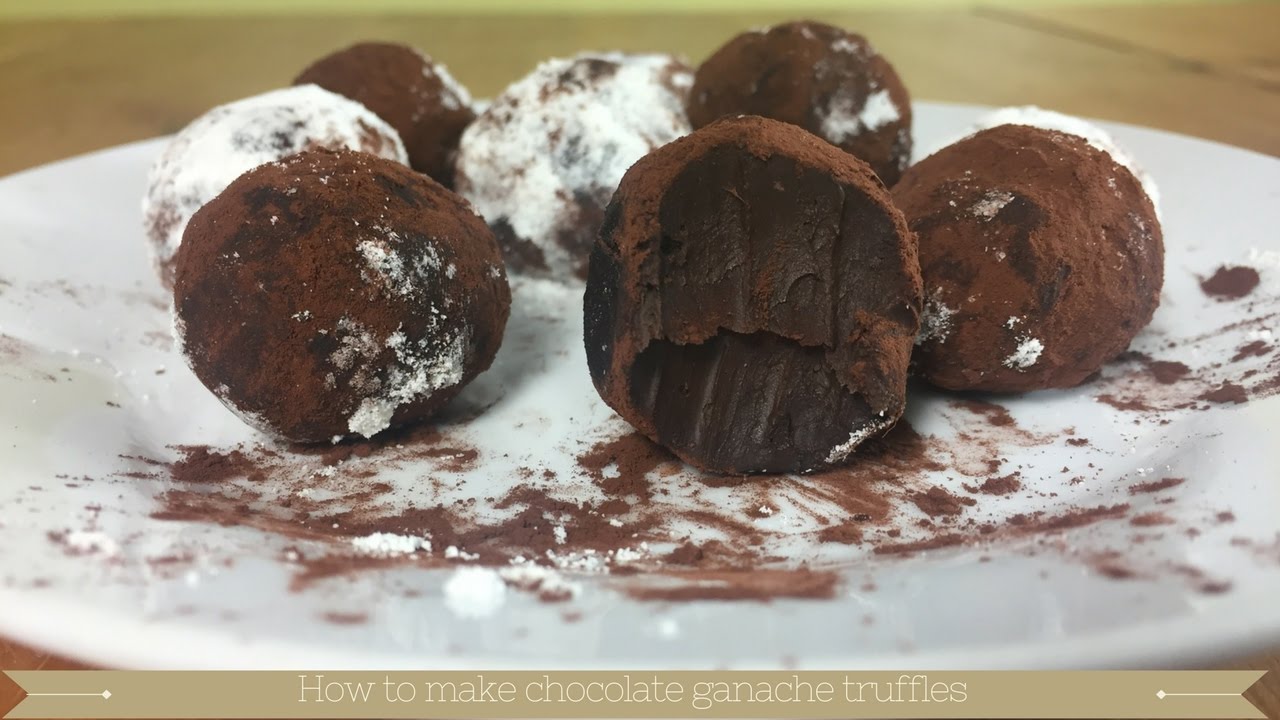 Ganache is a delicious chocolate ganache recipe that uses dark chocolate instead of milk or white chocolate.