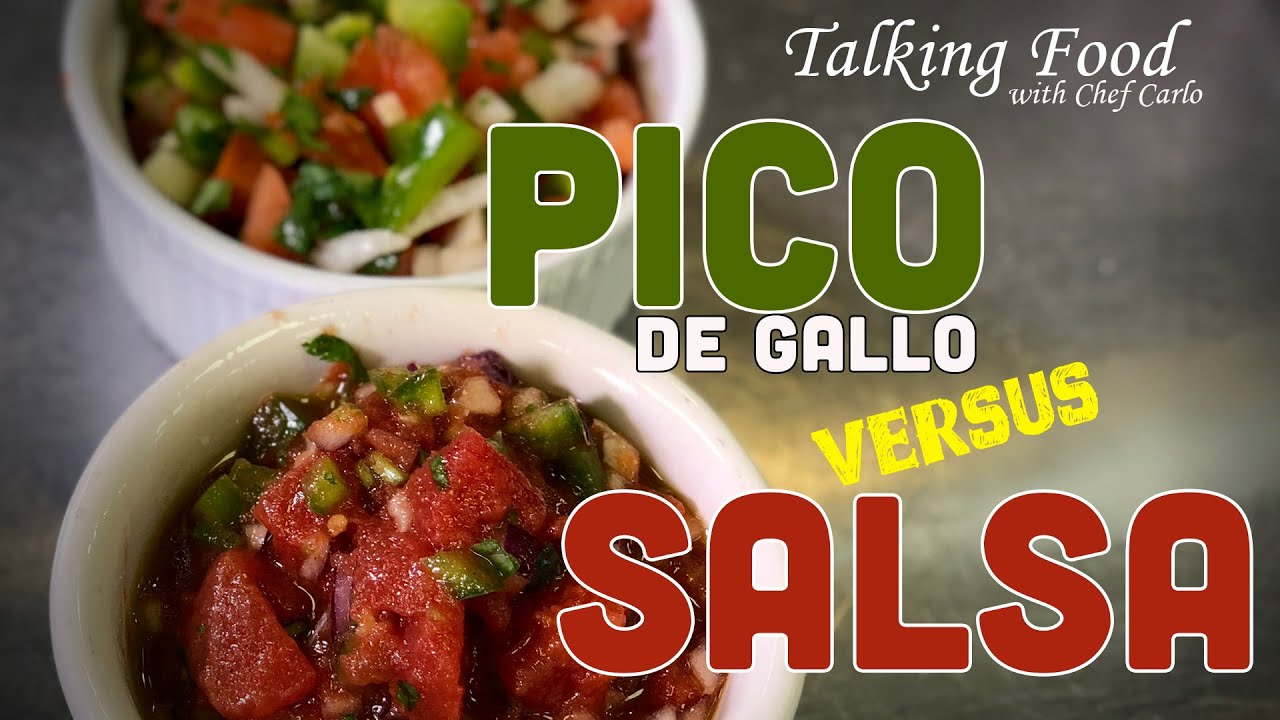 There are two types of salsa: Salsa Verde and Salsa Roja.