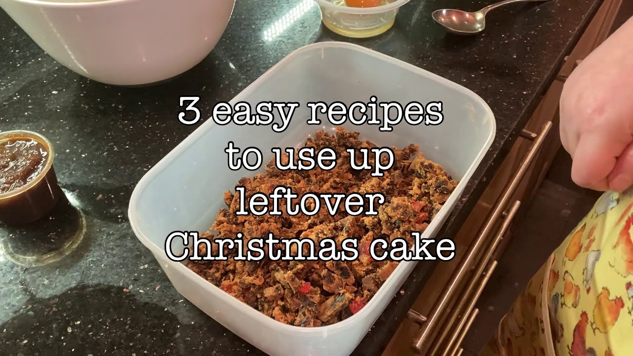 You’ve got leftover fruit cake at home, and you don’t want to throw it away.