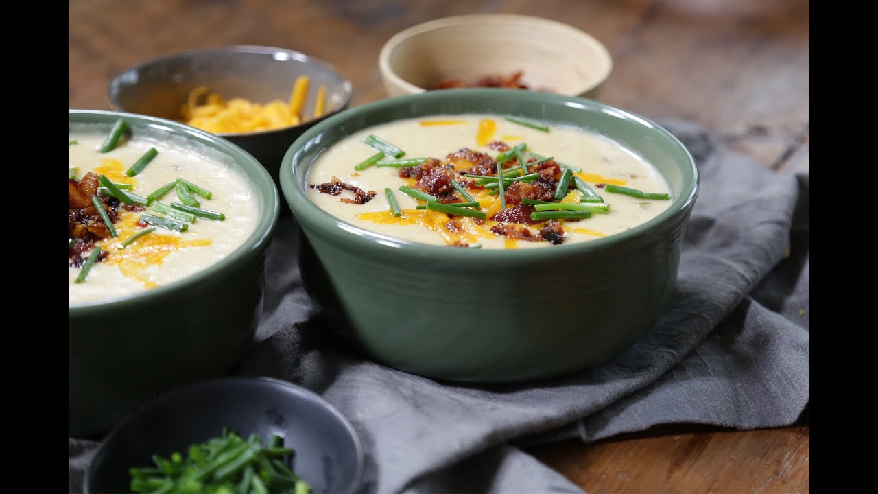 Potato soup is a classic comfort food.