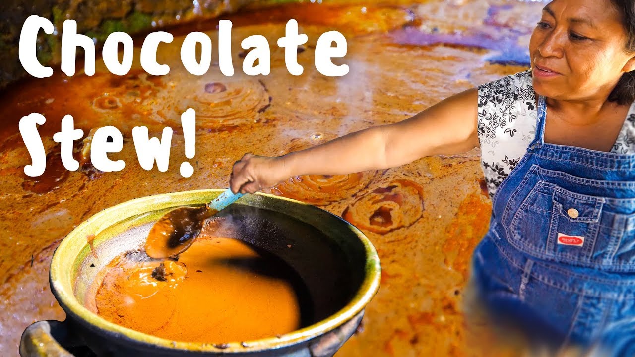 There are two types of mole poblano and mole negro.