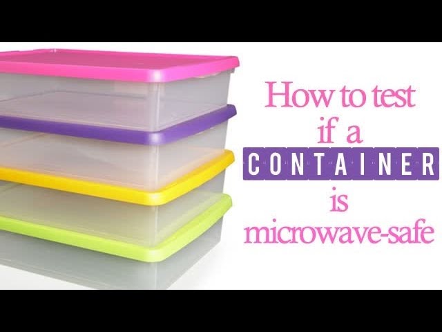 Microwaving food has become almost a necessity these days.