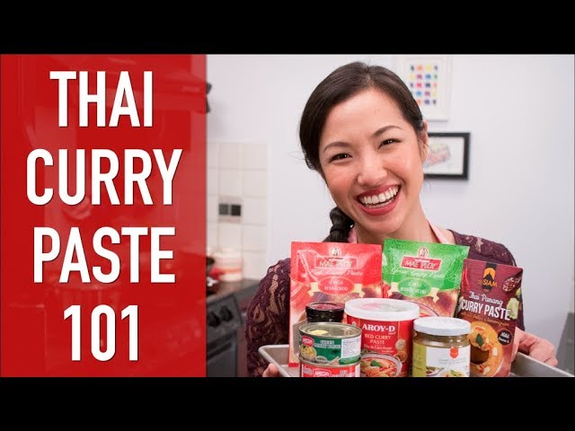 Curry paste is a staple ingredient in Thai cuisine.