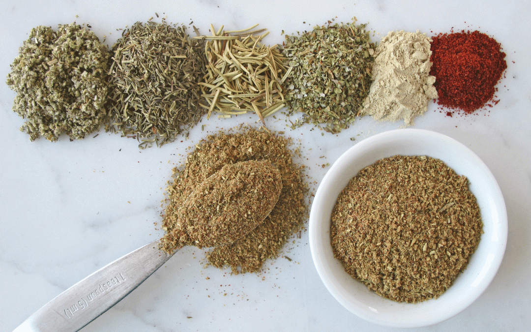 Poultry seasoning is a spice blend typically used to season chicken dishes.
