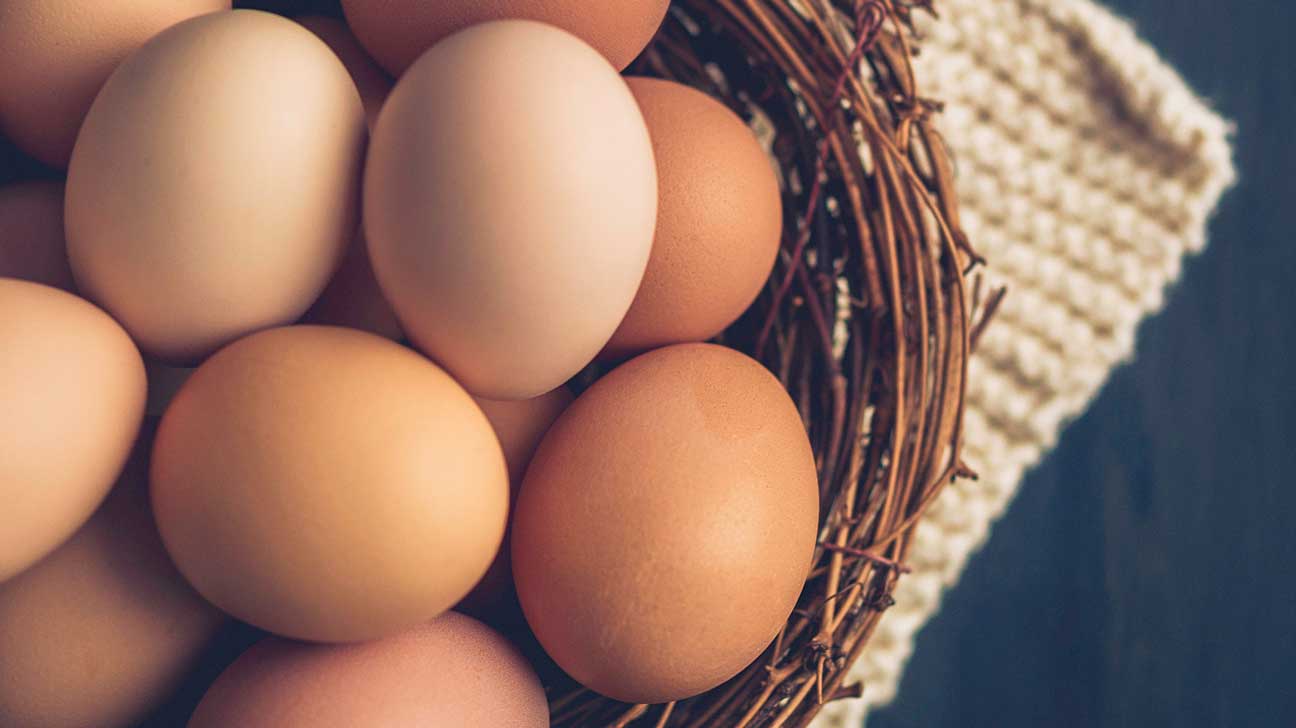 Eggs are a great source of protein, but they also contain cholesterol and fat.