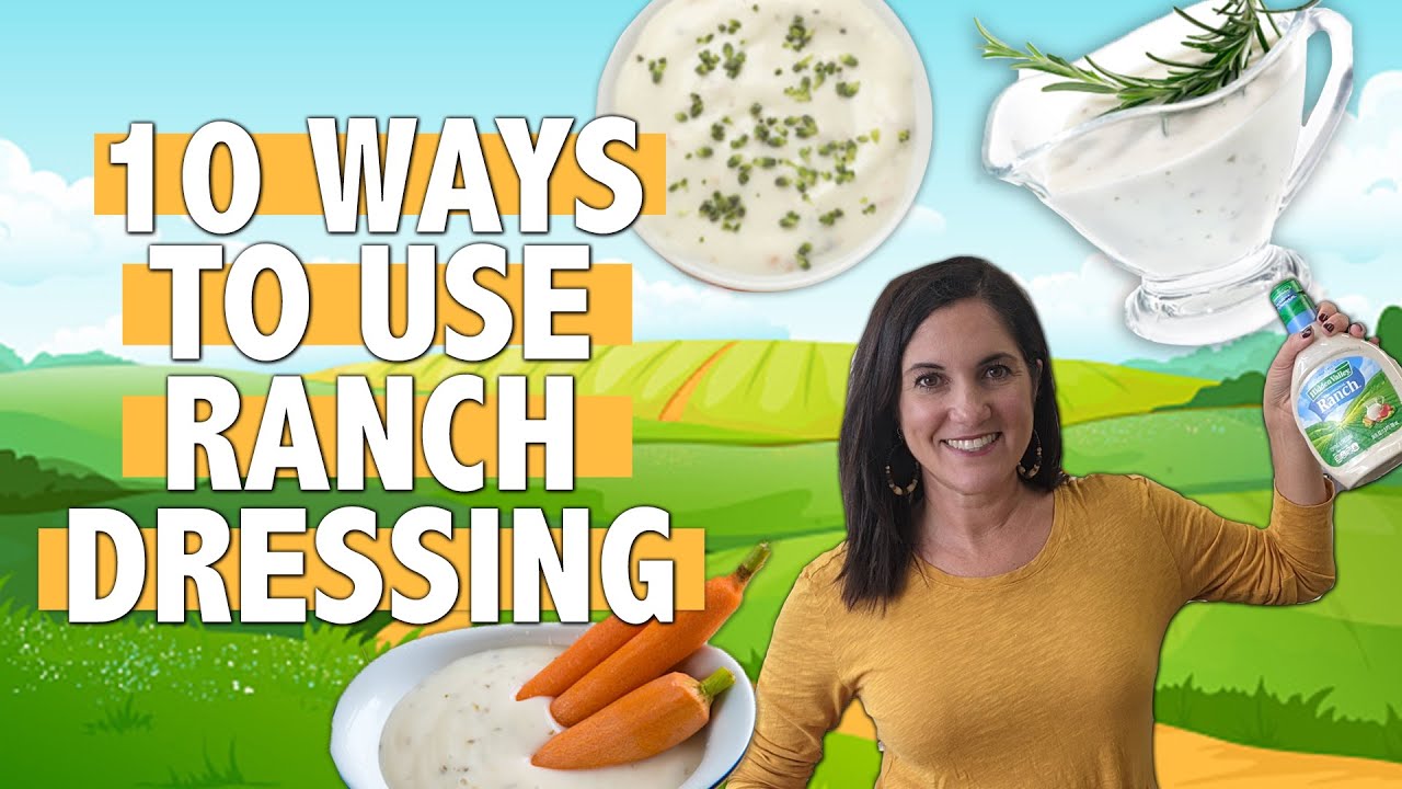 Ranch dressing is a delicious condiment that goes well with almost anything.