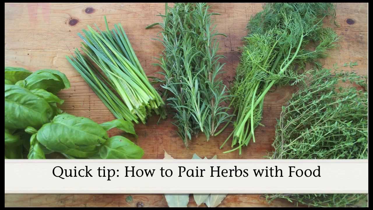 Herbs go well with beef.VV
