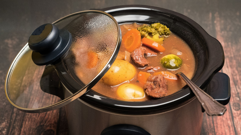 Crock pots are great because they cook food evenly without burning or drying out the ingredients.