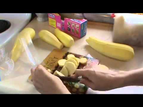 Zucchini and yellow squash are some of the easiest vegetables to store.