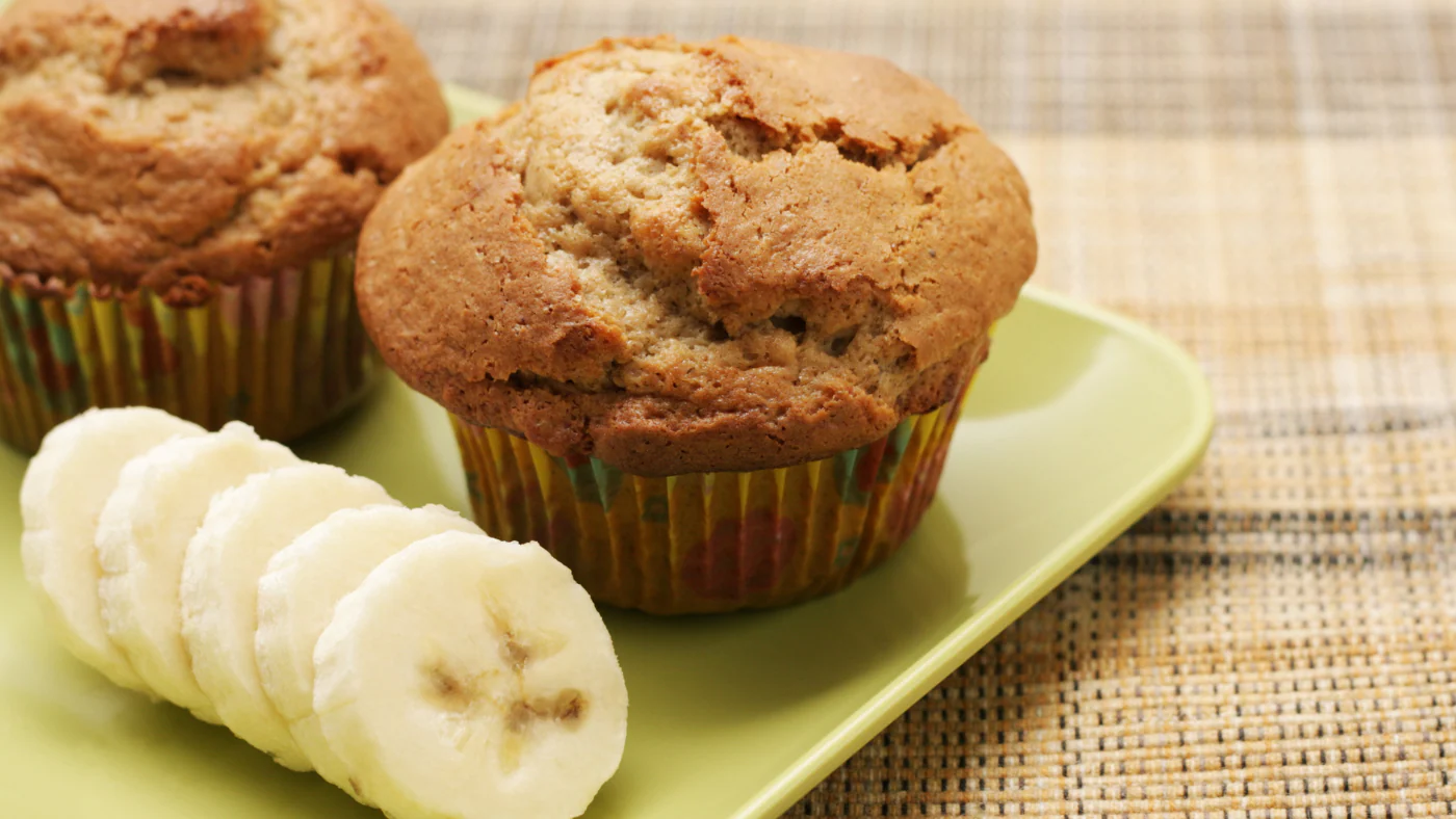 Muffins are delicious, but they also contain lots of sugar and calories.
