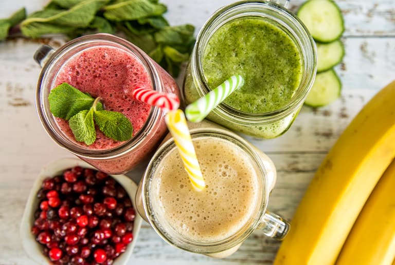 Smoothies are great for breakfast or lunch, but they can also be a quick snack option at dinnertime.